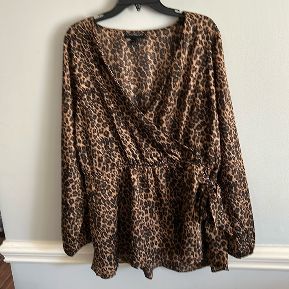Lane Bryant Leopard Print Blouse